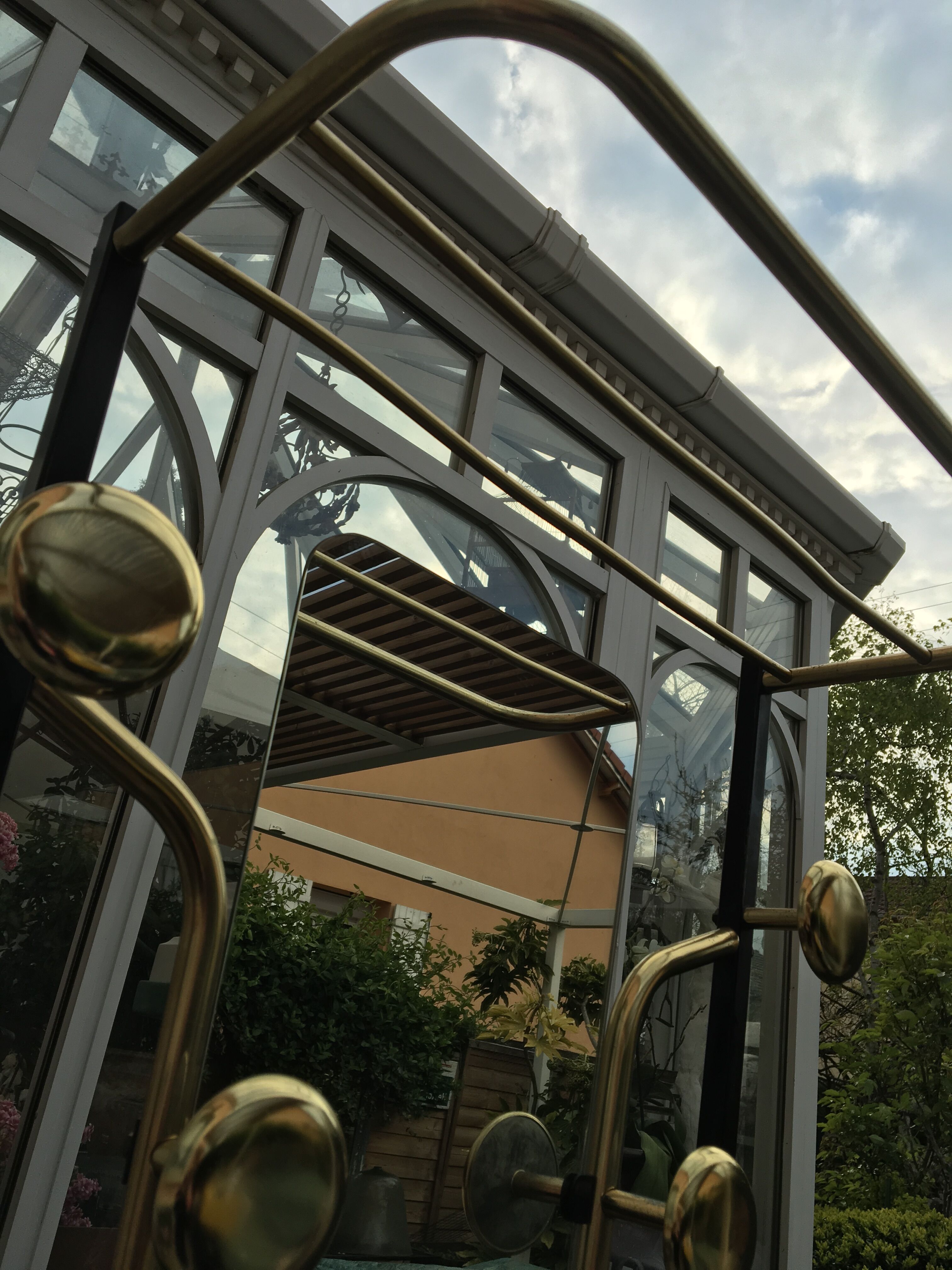 Vestiaire d’entrée miroir vintage 50