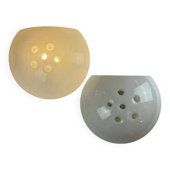 Murano Wall Lamps in the Style of Carlo Nason for Mazzega, Italy, 1980s