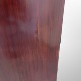 Italian wood and veneered mahogany bookcase, 1960s.