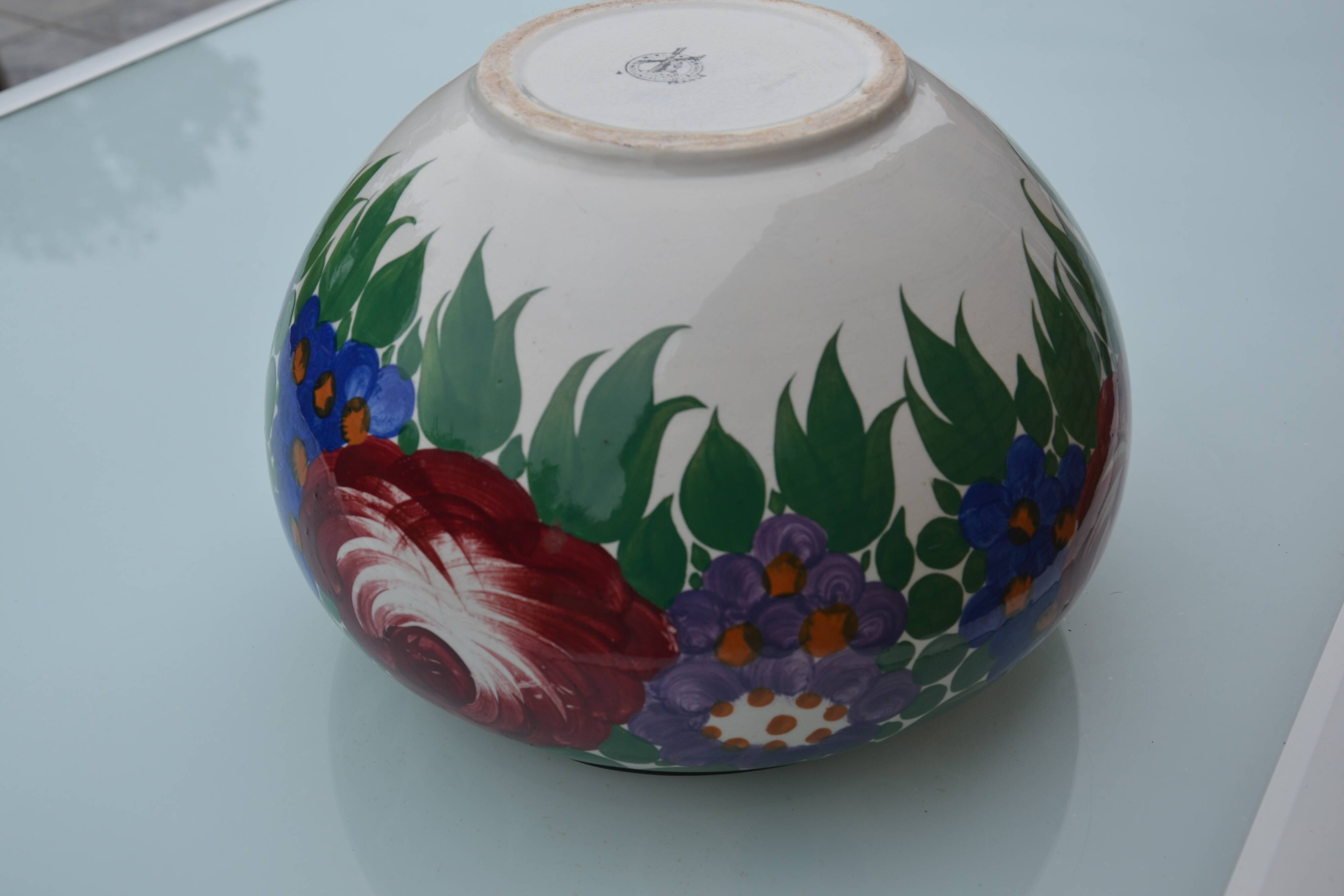 Moulin des loups ceramic flowerpot