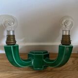 Pair of ceramic wall lights