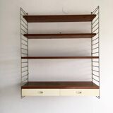 Nils Nisse Strinning for String Furniture shelf 1960 s