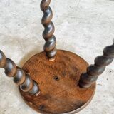 Vintage stool milking stool beech wood