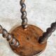 Vintage stool milking stool beech wood