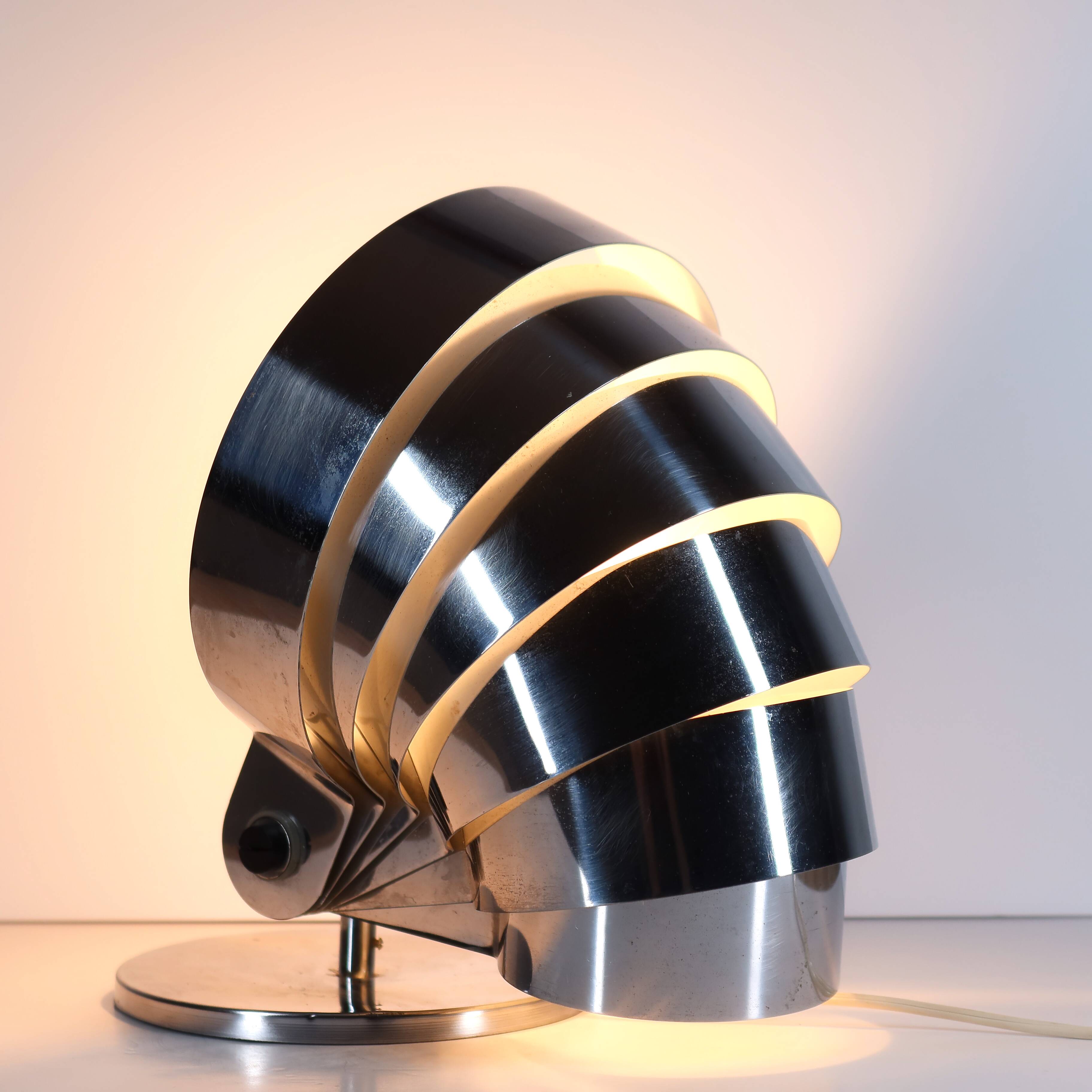 Visier Space Age Vintage Desk Lamp by ER Nele for Temde, Switzerland