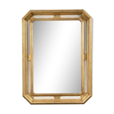 Bevelled mirror gilded wood 76x57cm