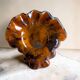 Artistic vase signed M. Venys – vintage marbled glass – 31 cm