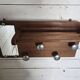Vintage 60s oak coat rack