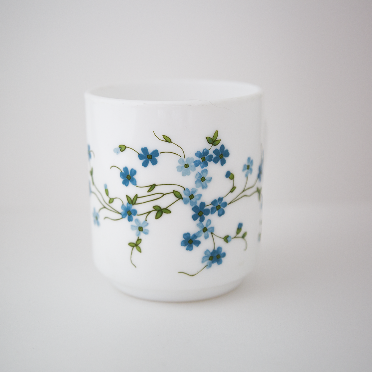 2 mug arcopal Veronica myosotis decoration