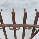 Old wrought iron canopy