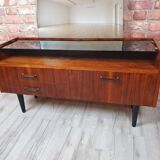 Restored Mid-Century Walnut Vanity Dressing Table by Marian Grabinski - 196
