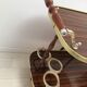 Bar trolley  in gold and formica 1960-1970