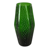 Large Art Deco glass vase 34 cm