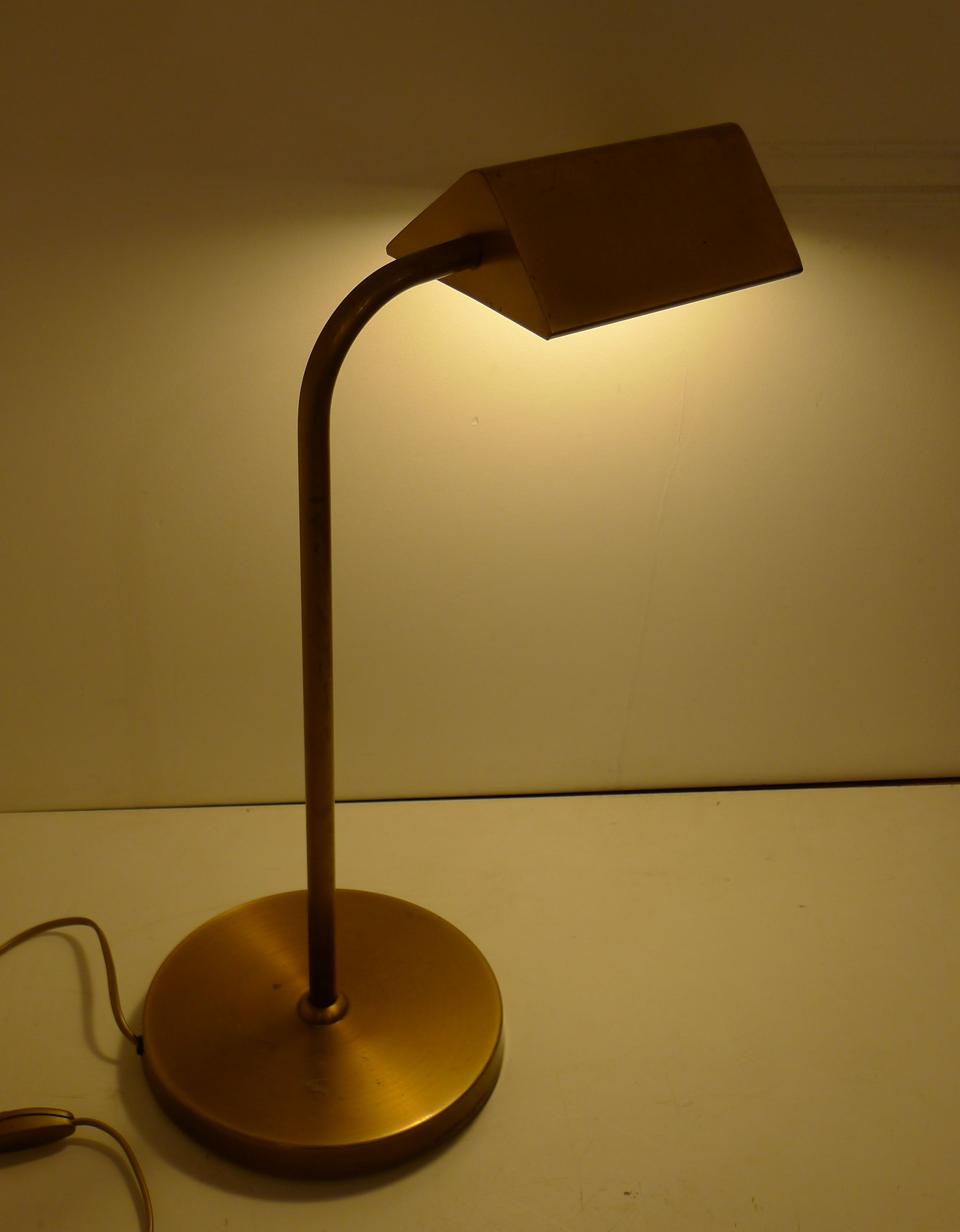 Lampe dorée