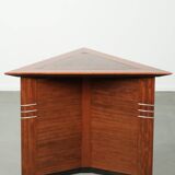 Luxury Art Deco design side/coffee table in triangular shape