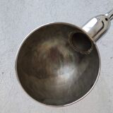 Workshop lamp Jumo 215 metal chrome foot vice 60s