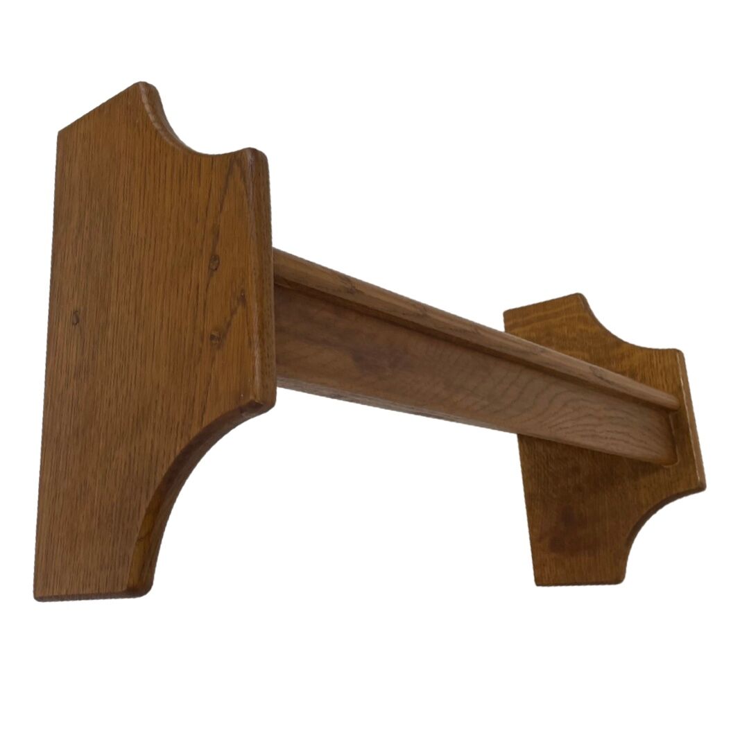 Étagère murale en bois vintage en chêne