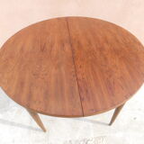 Table ronde extensible vintage