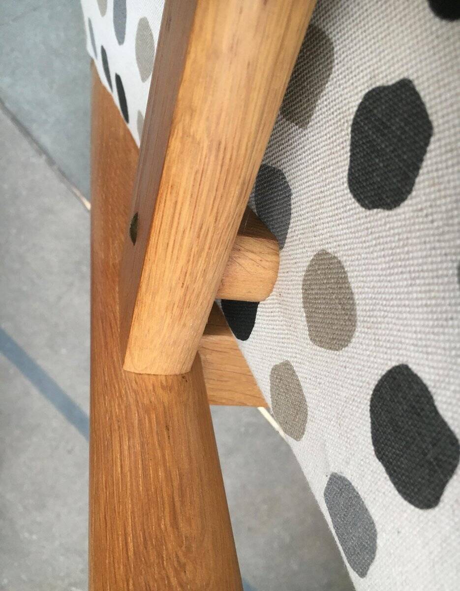 Set of mid-century Danish oak armchairs by Kurt Østervig.