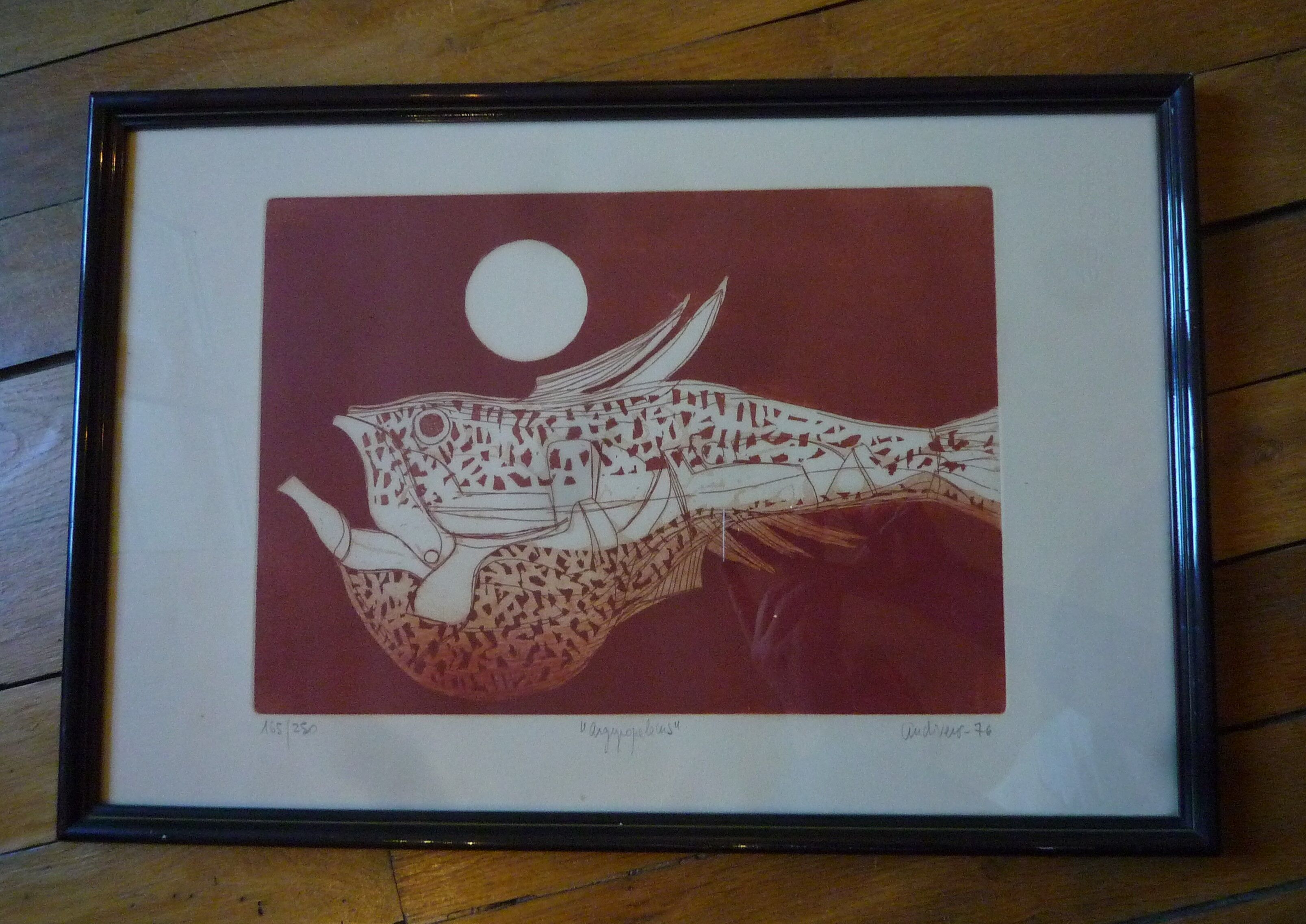 Aquantinte engraving by Audiveur 1976