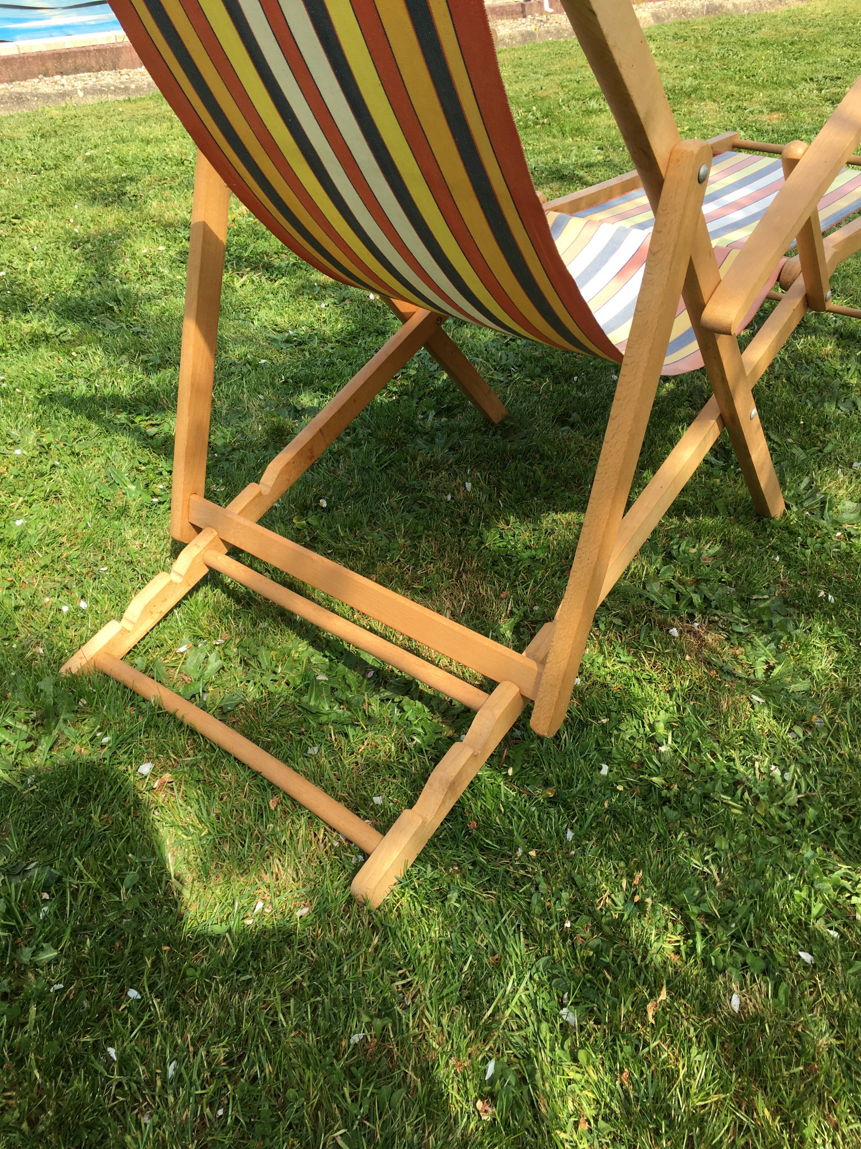 Vintage Chilean / old lounge chair