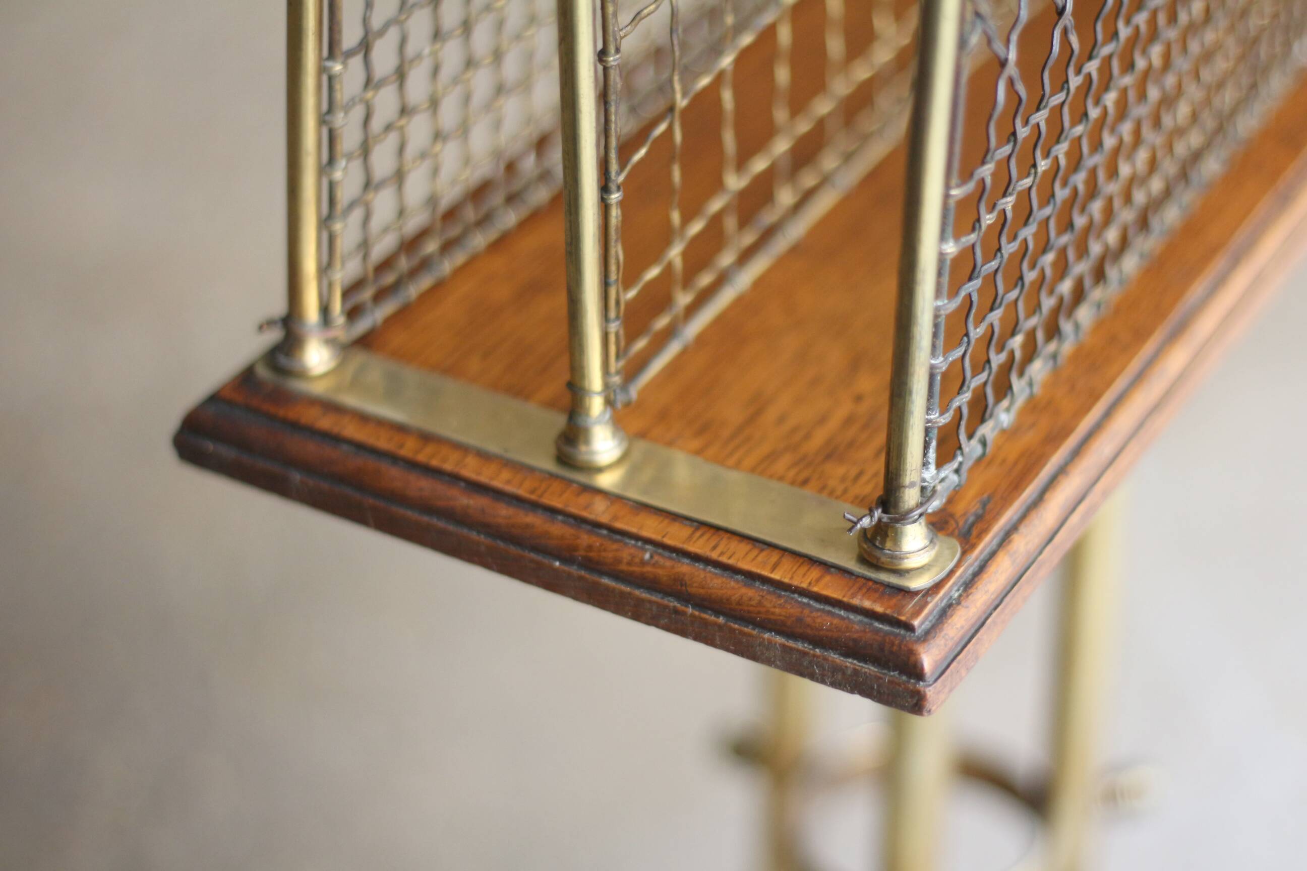 Irresistible victorian s. hall rotating magazine rack.