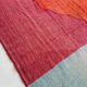 Moroccan Berber Kilim carpet ecru with colorful flats 264x204cm