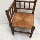 Fauteuil d'angle ancien vintage