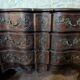 Antique louis xv style walnut chest of drawers – 3 drawers