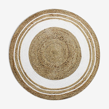 Tapis rond en jute 90 cm