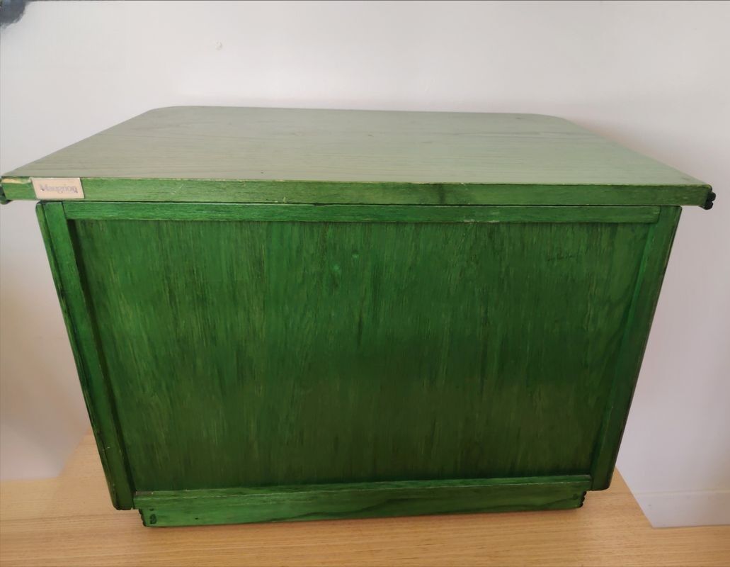 Maugrion bedside table Roche Bobois green