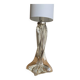 Vintage twisted crystal lamp, 25 cm, newly rewired • Decorative