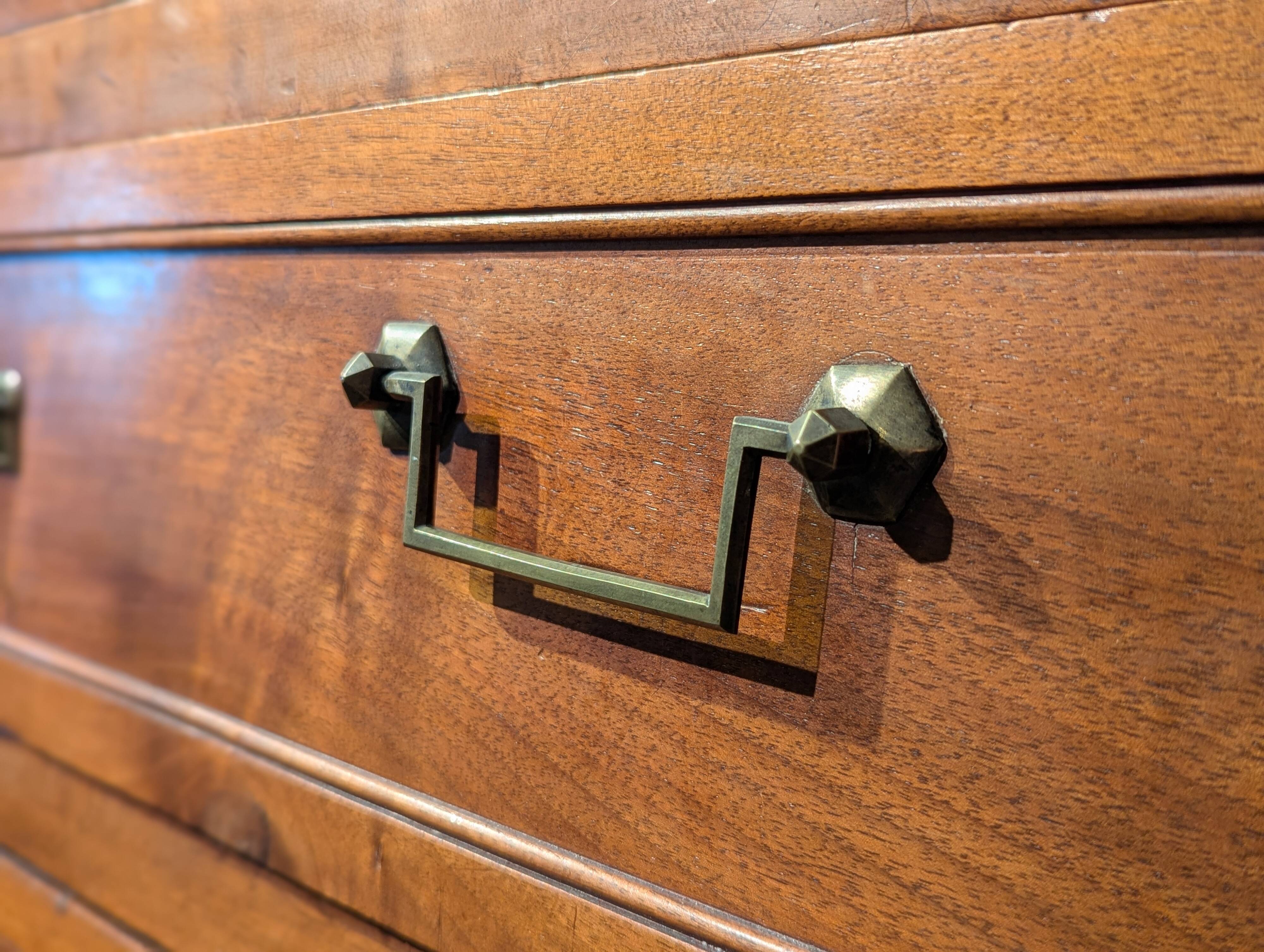 Late 19th century walnut chest of drawers