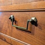 Late 19th century walnut chest of drawers