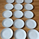 Set of 15 flat plates diameter 24 cm porcelain Scherzer