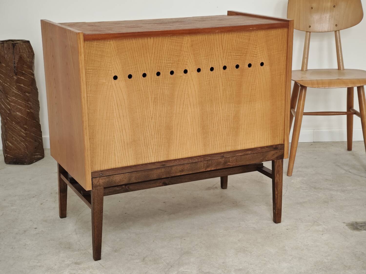Blanket chest or mini bar by Frantisek Mezulanik for Up Zavody 1960
