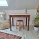 Bureau / Table d'appoint en bois de ferme style campagne