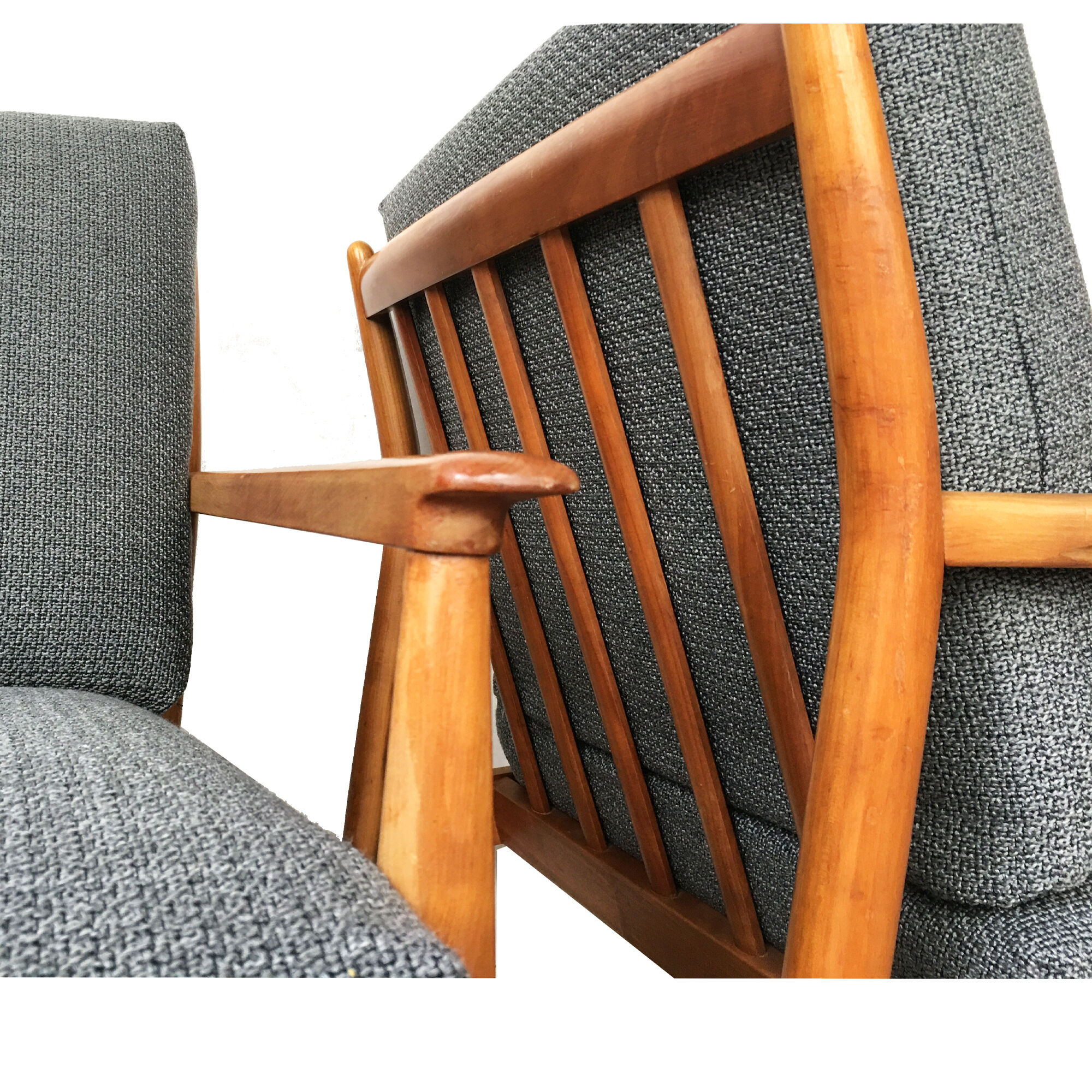Paire de fauteuils en teck, danois 1960
