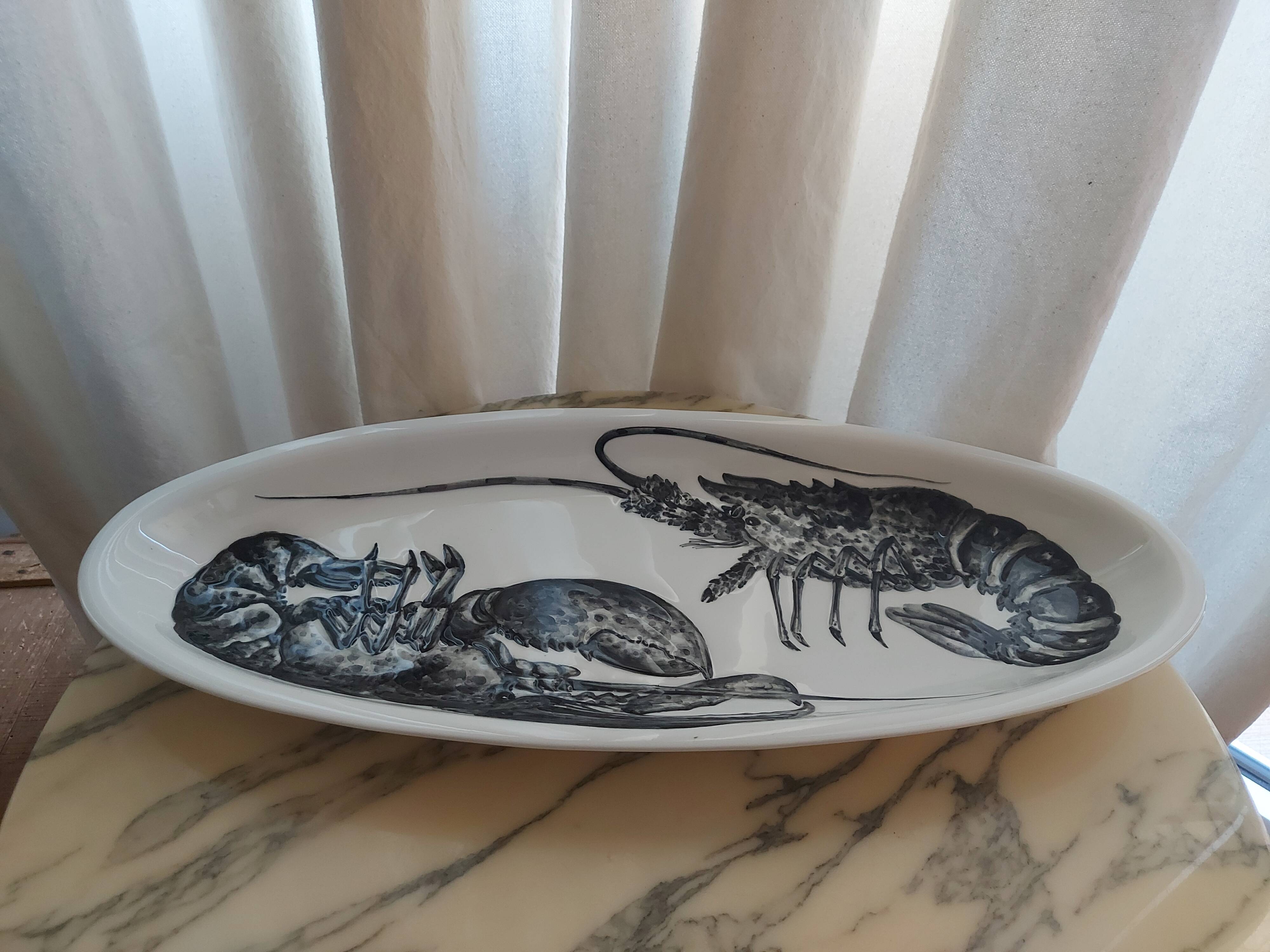 Ceramic dish Proceram lobster