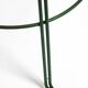Tabouret de bar italien des années 1960 en métal peint en vert avec métal perforé.