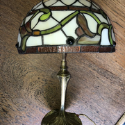Lampe signé Georges Leleu époque art nouveau  chapeau Tiffany