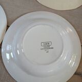 8 assiettes creuses anciennes dépareillées