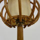 Rattan bedside lamp, 50s