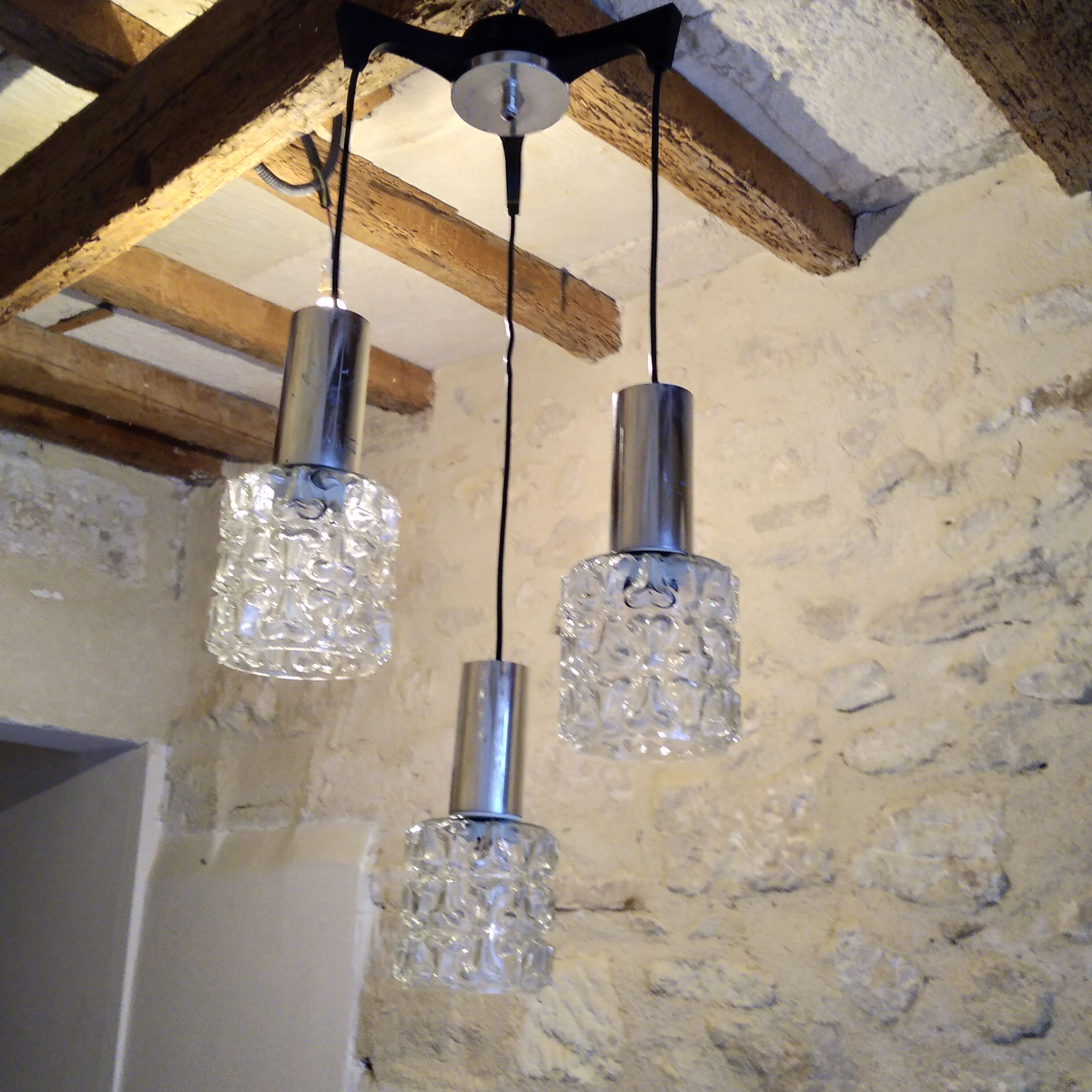 Raak waterfall chandelier 1960