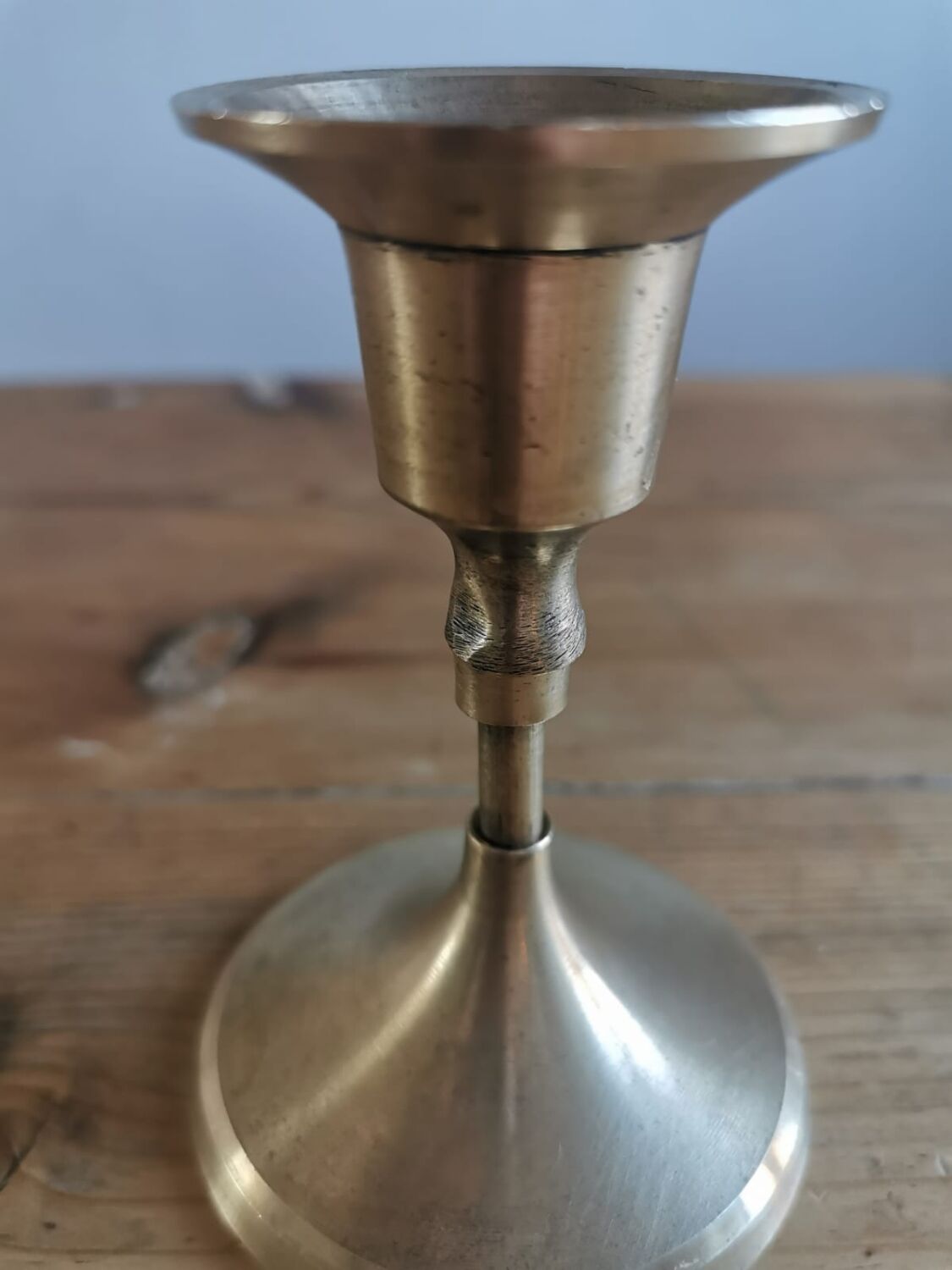 Brass candle holder
