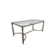 gold-plated brass coffee table