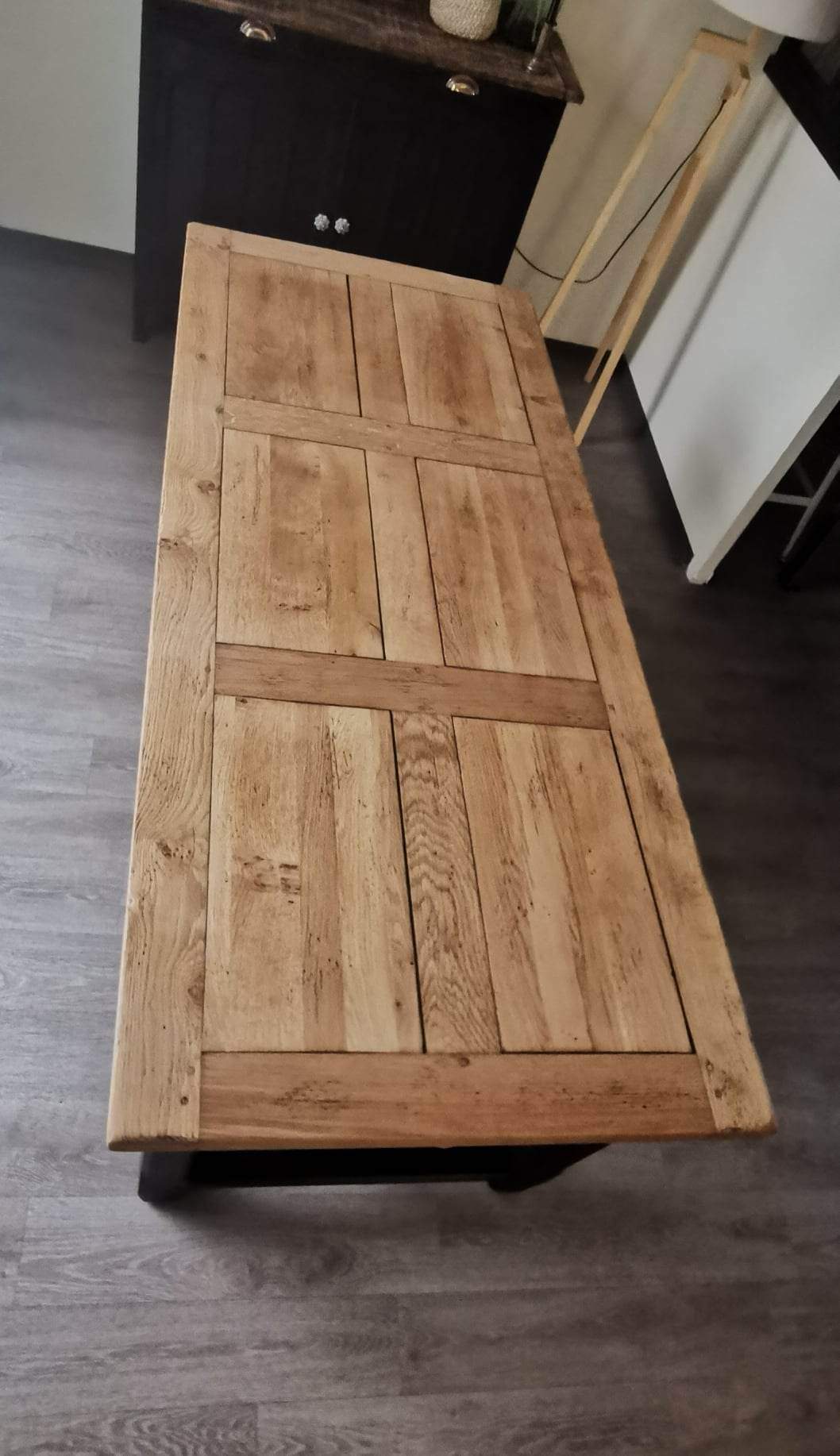 Solid oak farmhouse table