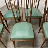 8 Charles Ramos chairs from the 50s