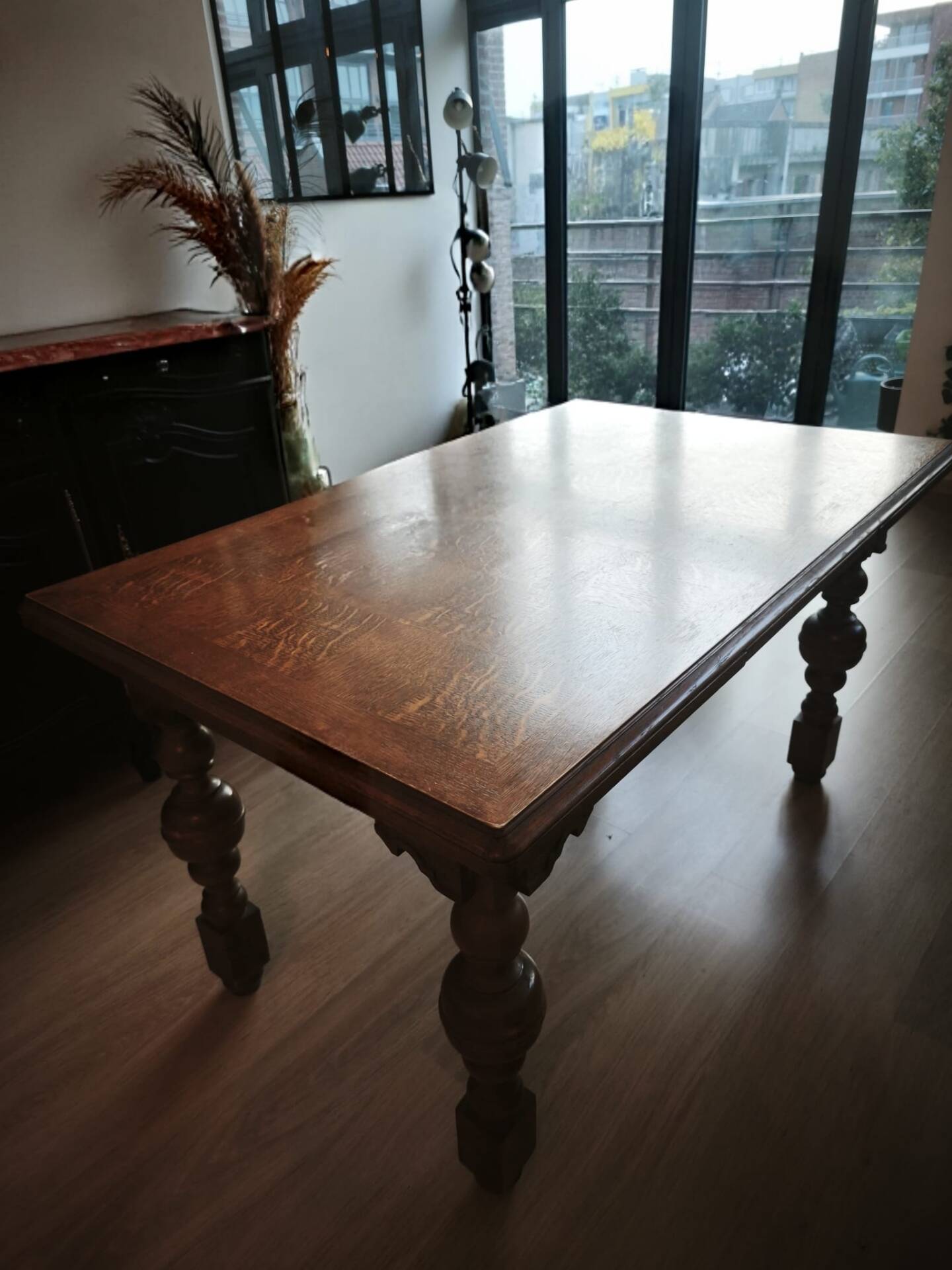 Table en bois massif