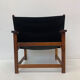 Mid-century desgn safari chair by Hyllinge Møbler Denmark , 1970’s
